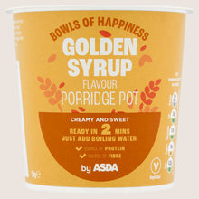 ASDA Golden Syrup Flavour Porridge Pot Vitamin Fortified 57g