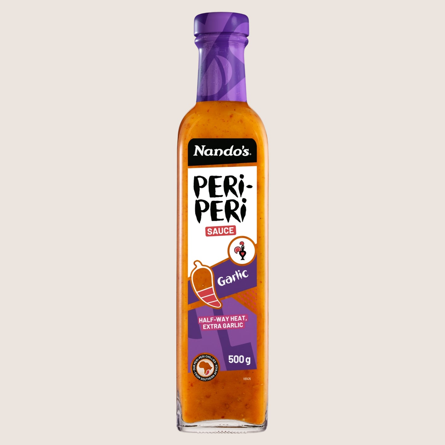 Nando's Garlic Peri-Peri Sauce Gluten Free Halal 500g