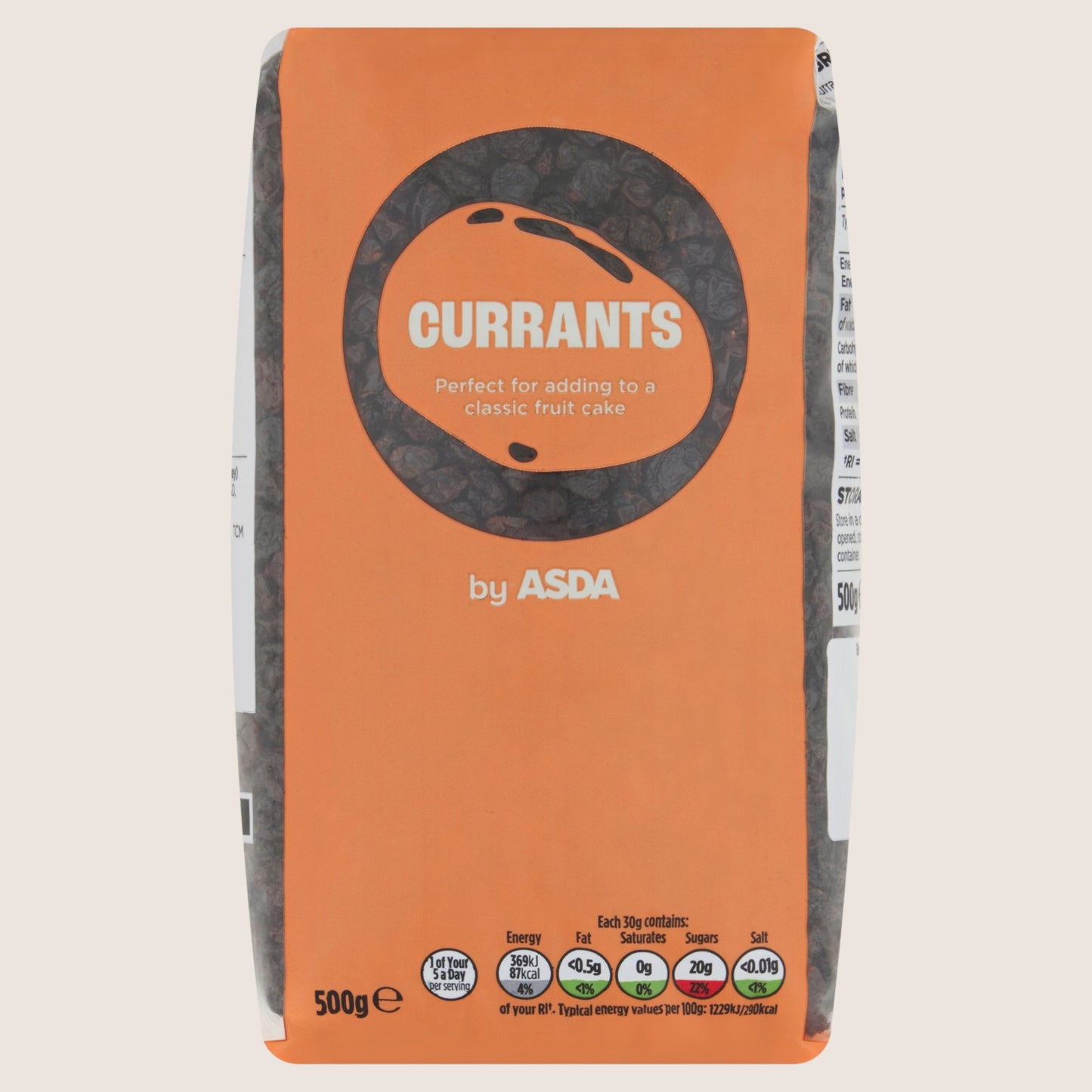 ASDA Currants No Artificial Additives 500g