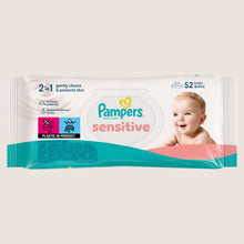 Pampers Sensitive Baby Wipes, 52 Baby Wet Wipes Sensitive Skin
