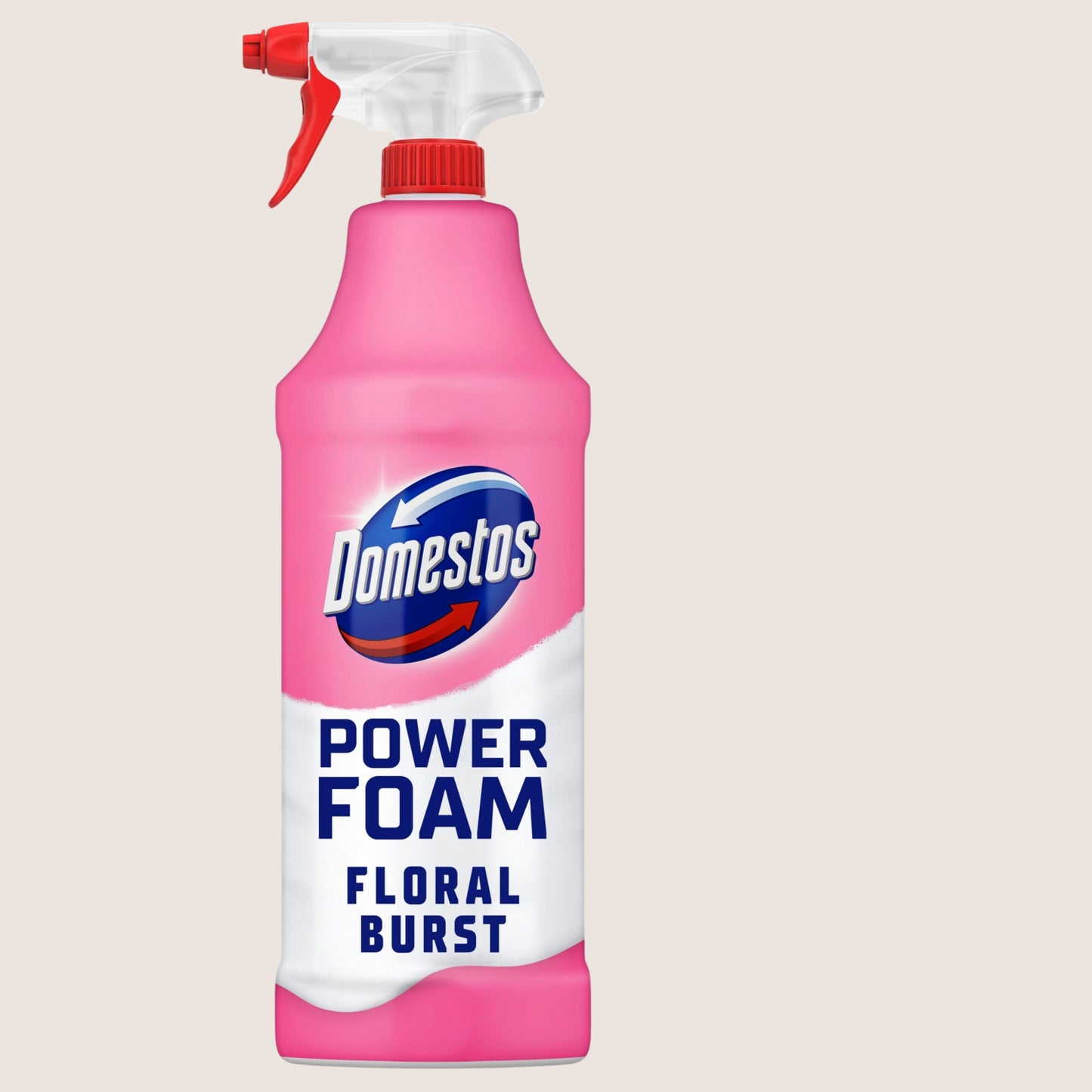 Domestos Power Foam Floral Burst Toilet & Bathroom Cleaner Spray 650 ml