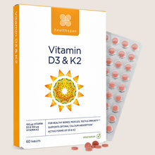 Healthspan Vitamin D3 & K2 60 tablets