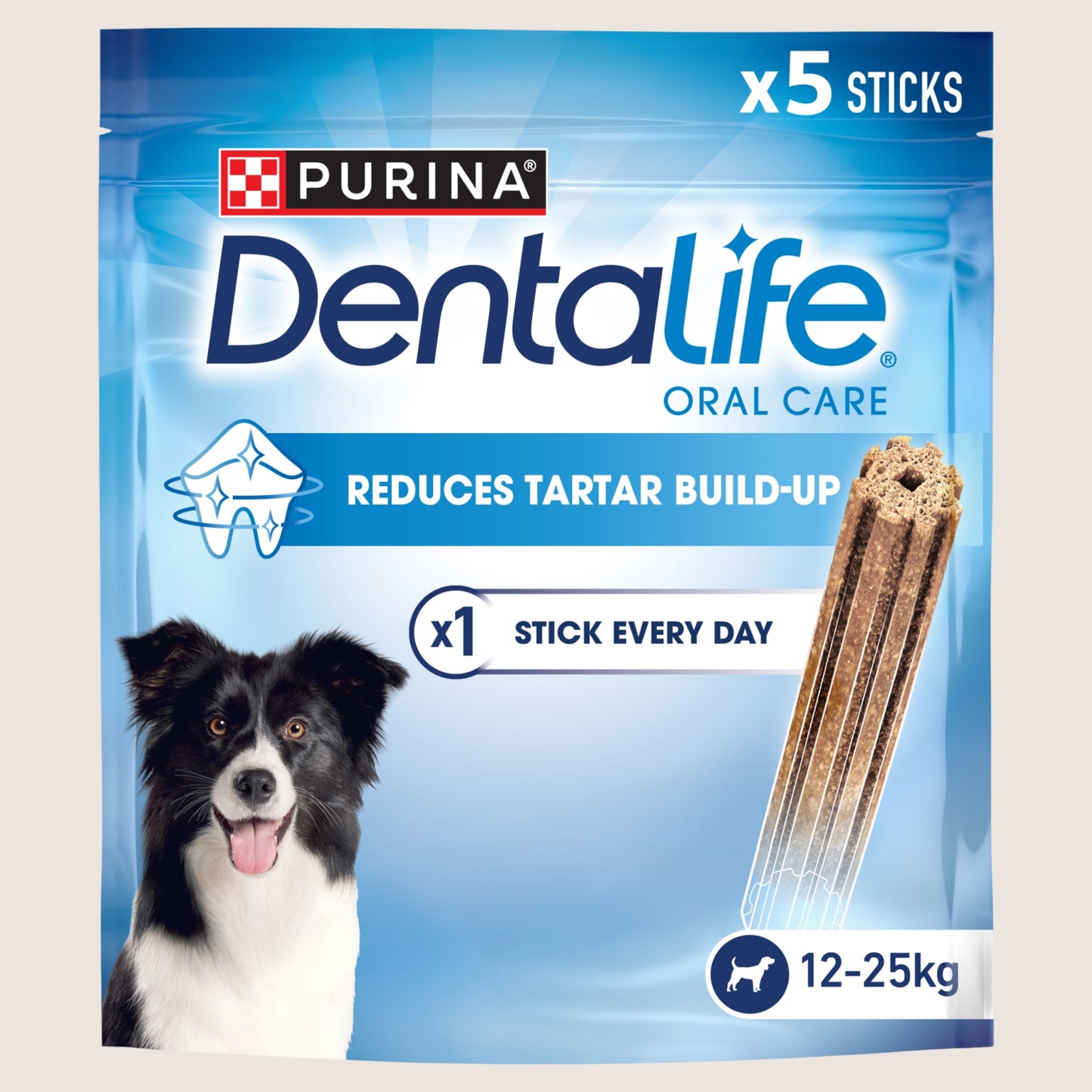 Dentalife Medium Dental Chicken Dog Chews 5 Sticks Dental Care