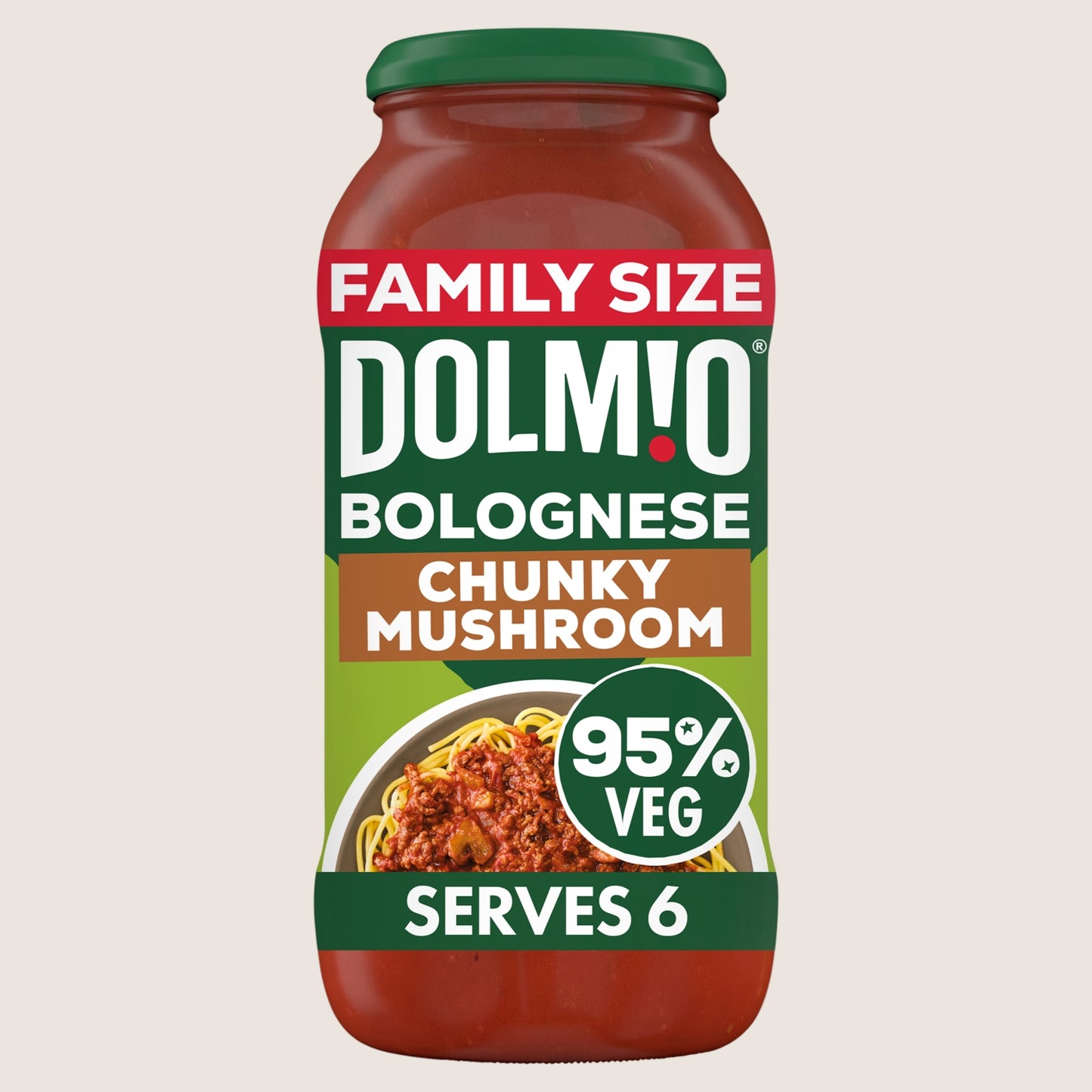 Dolmio Bolognese Chunky Mushroom Pasta Sauce No Artificial Additives 675g