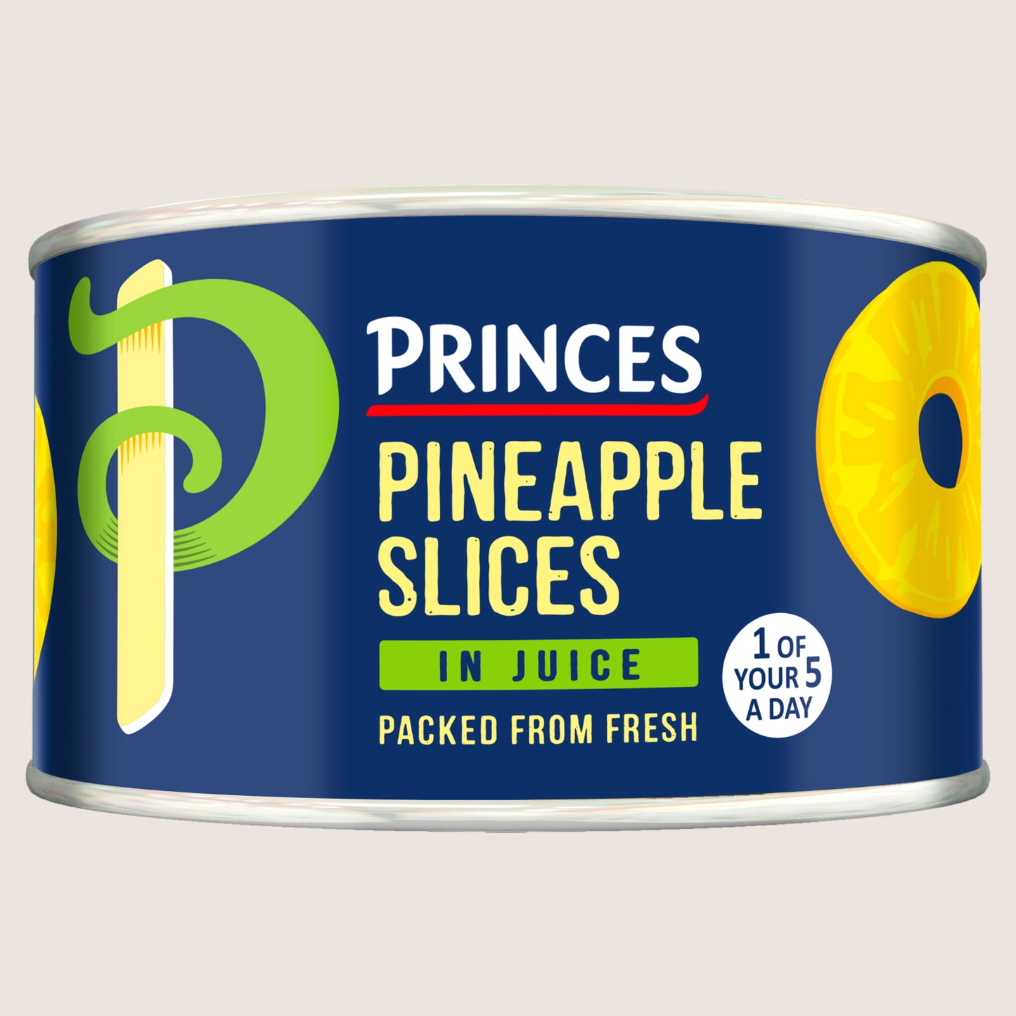 Princes Pineapple Slices in Juice No Artificial Additives 227g