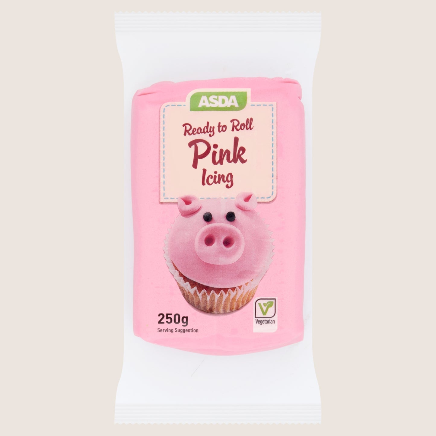 ASDA Asda Ready to Roll Pink lcing Premium Quality 250g
