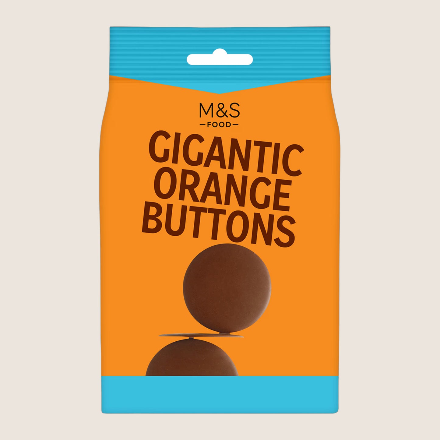 M&S Gigantic Orange Buttons 150 g