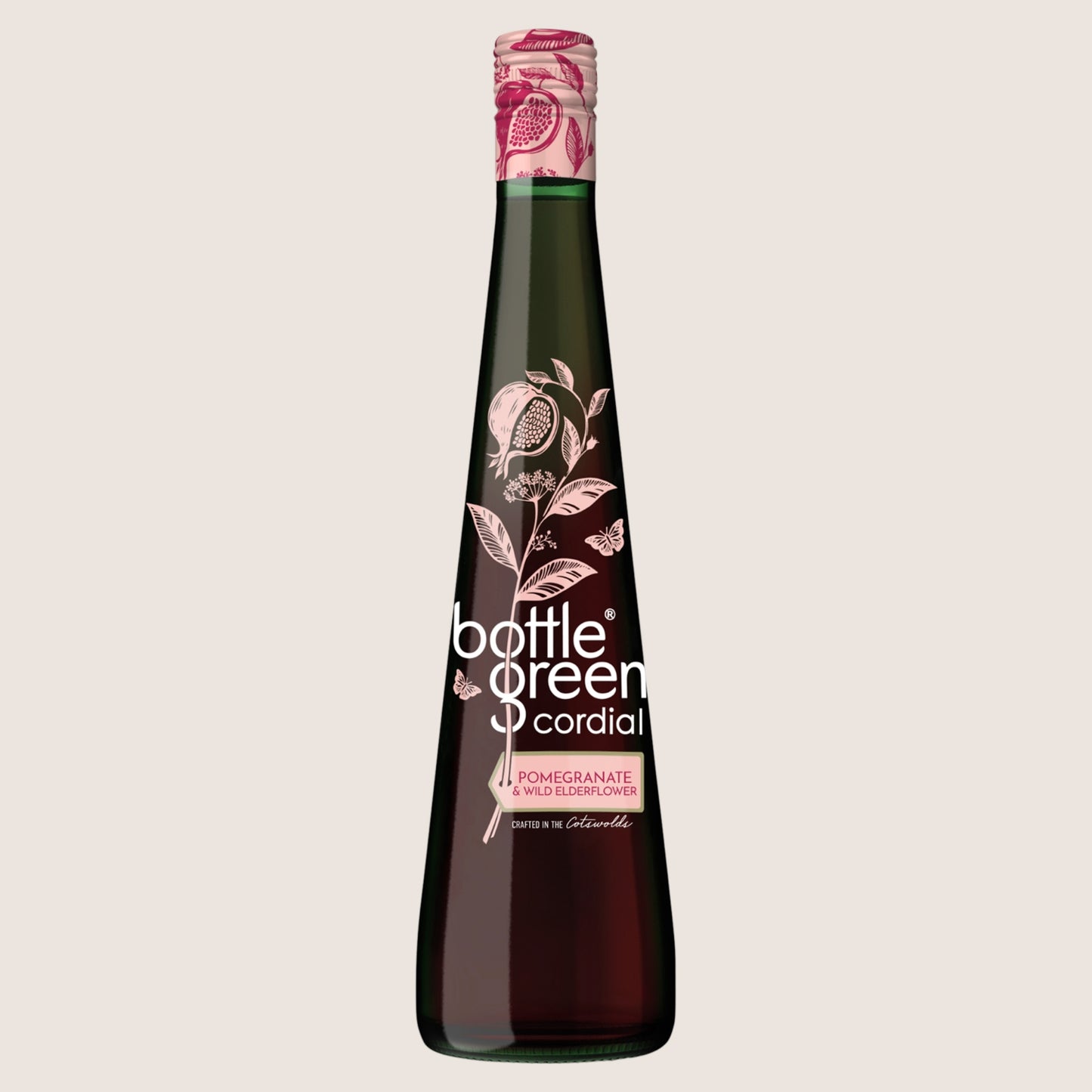 Bottlegreen bottlegreen Pomegranate & Wild Elderflower Cordial No Artificial Additives 500ml