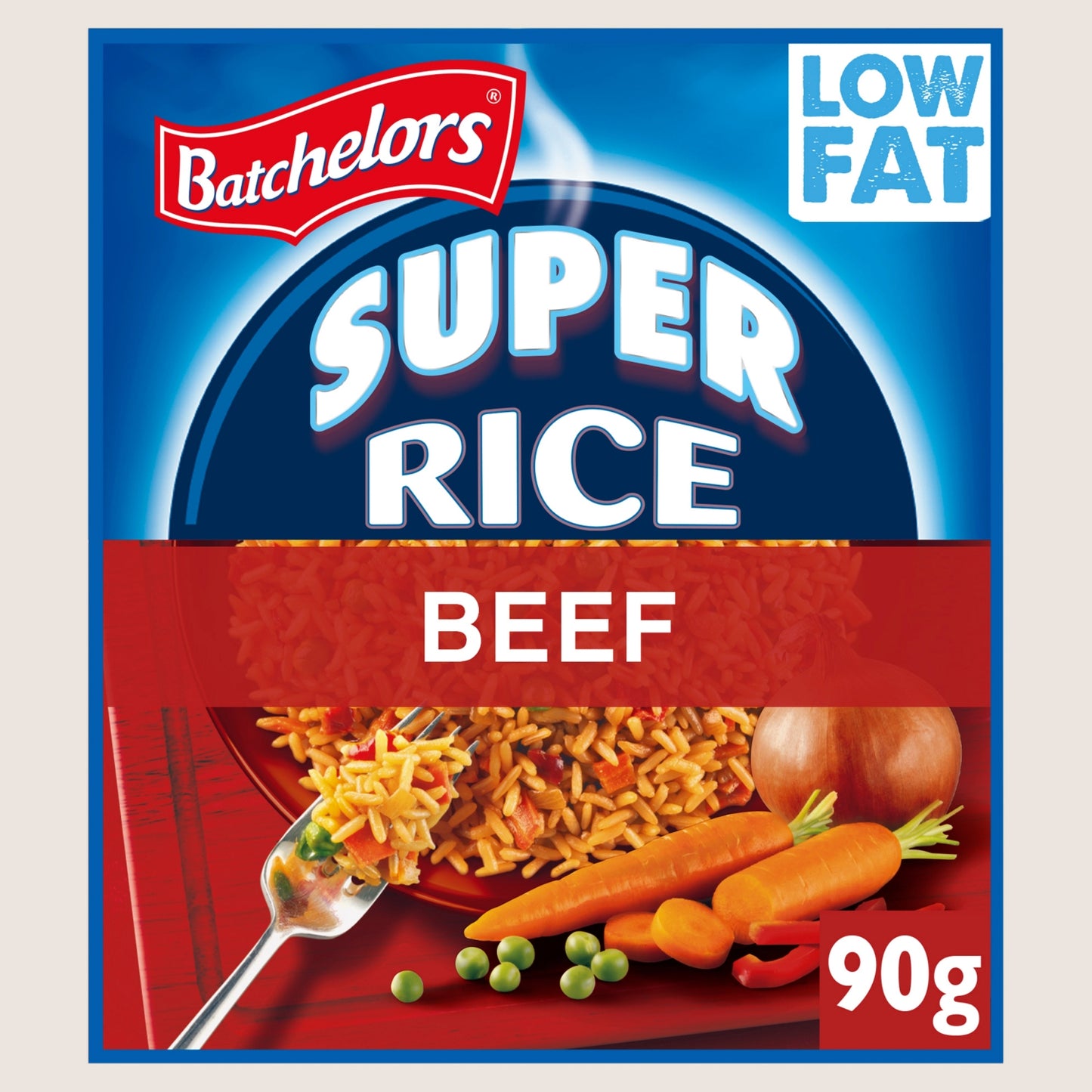 Batchelors Super Rice Beef Flavour Packet Rice No Artificial Additives 90g