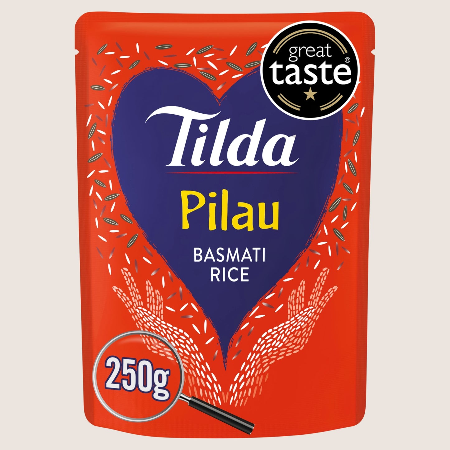 Tilda Microwave Pilau Basmati Rice Gluten Free 250g
