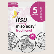 Itsu traditional miso easy Gluten Free 5x21g