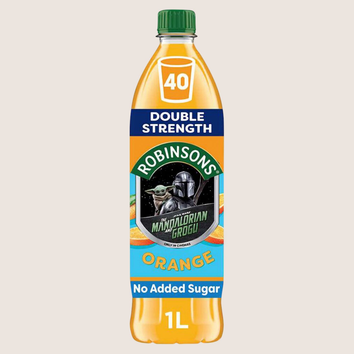 Robinsons Double Strength Orange No Added Sugar Squash 1L