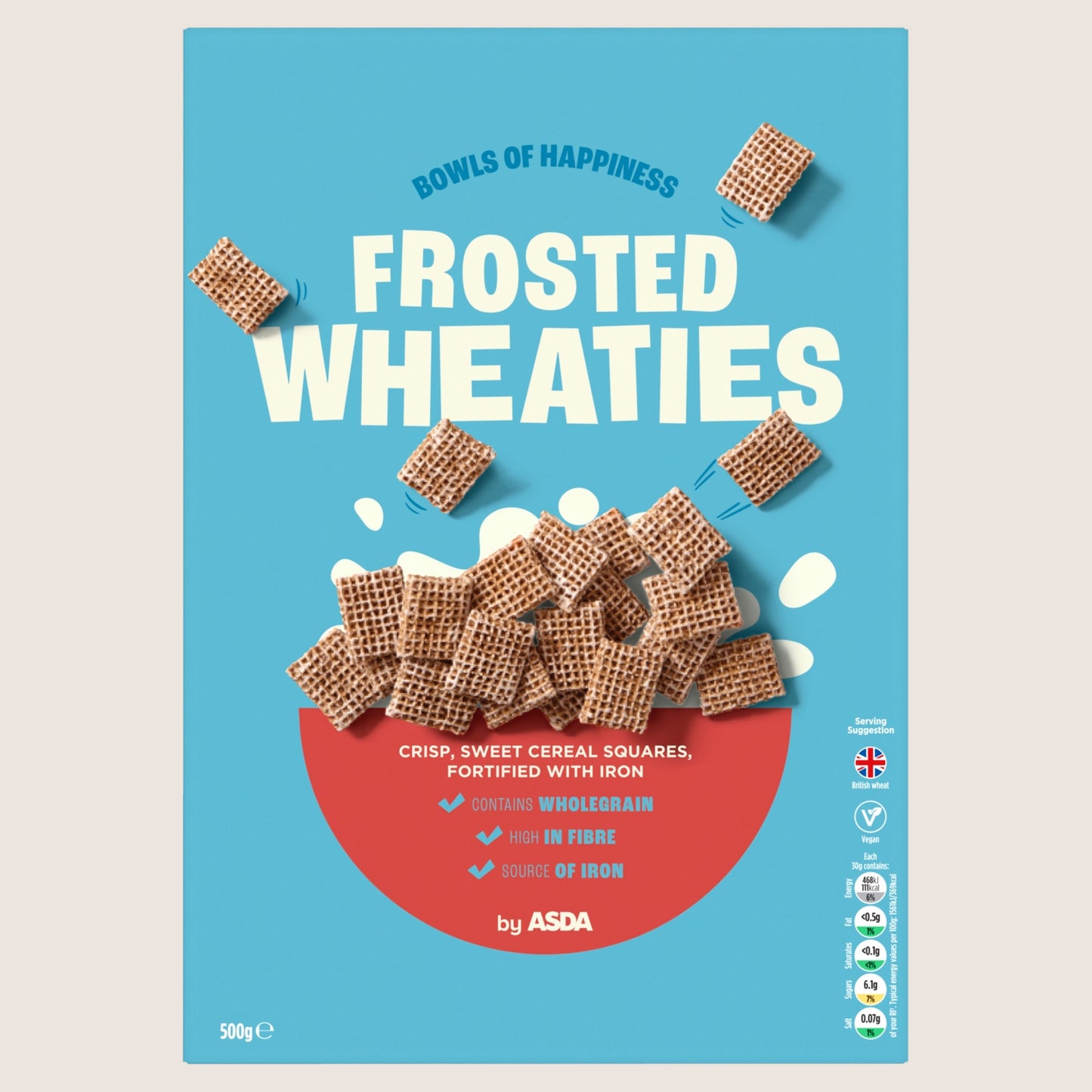ASDA Frosted Wheaties Vitamin Fortified 500g
