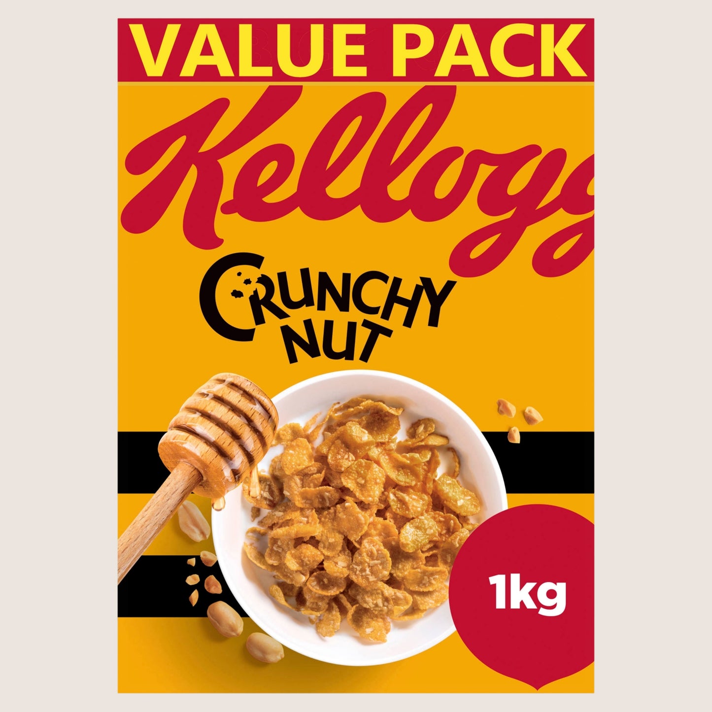Kellogg's Crunchy Nut Breakfast Cereal Vitamin Fortified 1kg