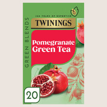 Twinings Pomegranate Green Tea 20 Tea Bags No Artificial Additives 40g