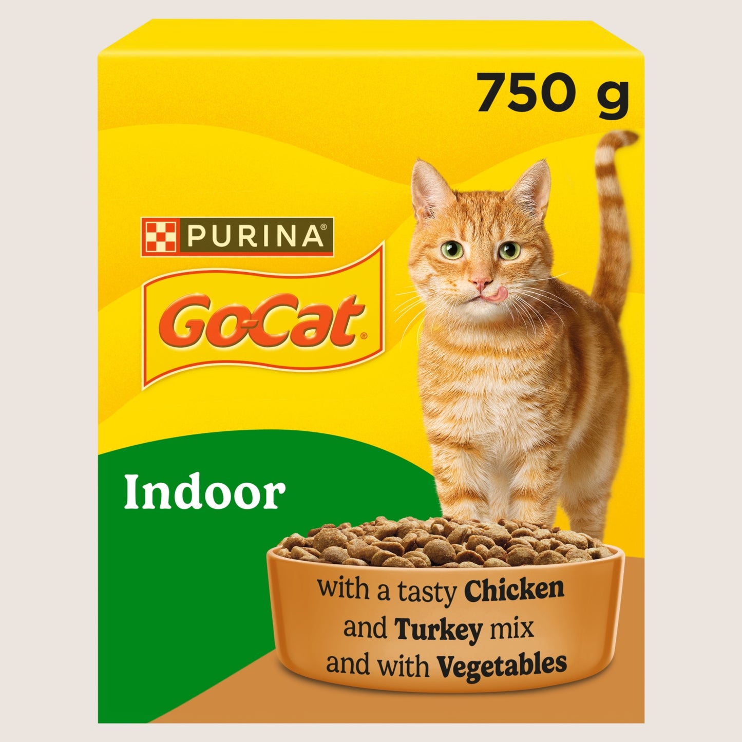 Go-Cat Indoor Chicken Dry Cat Food Complete Nutrition 750g