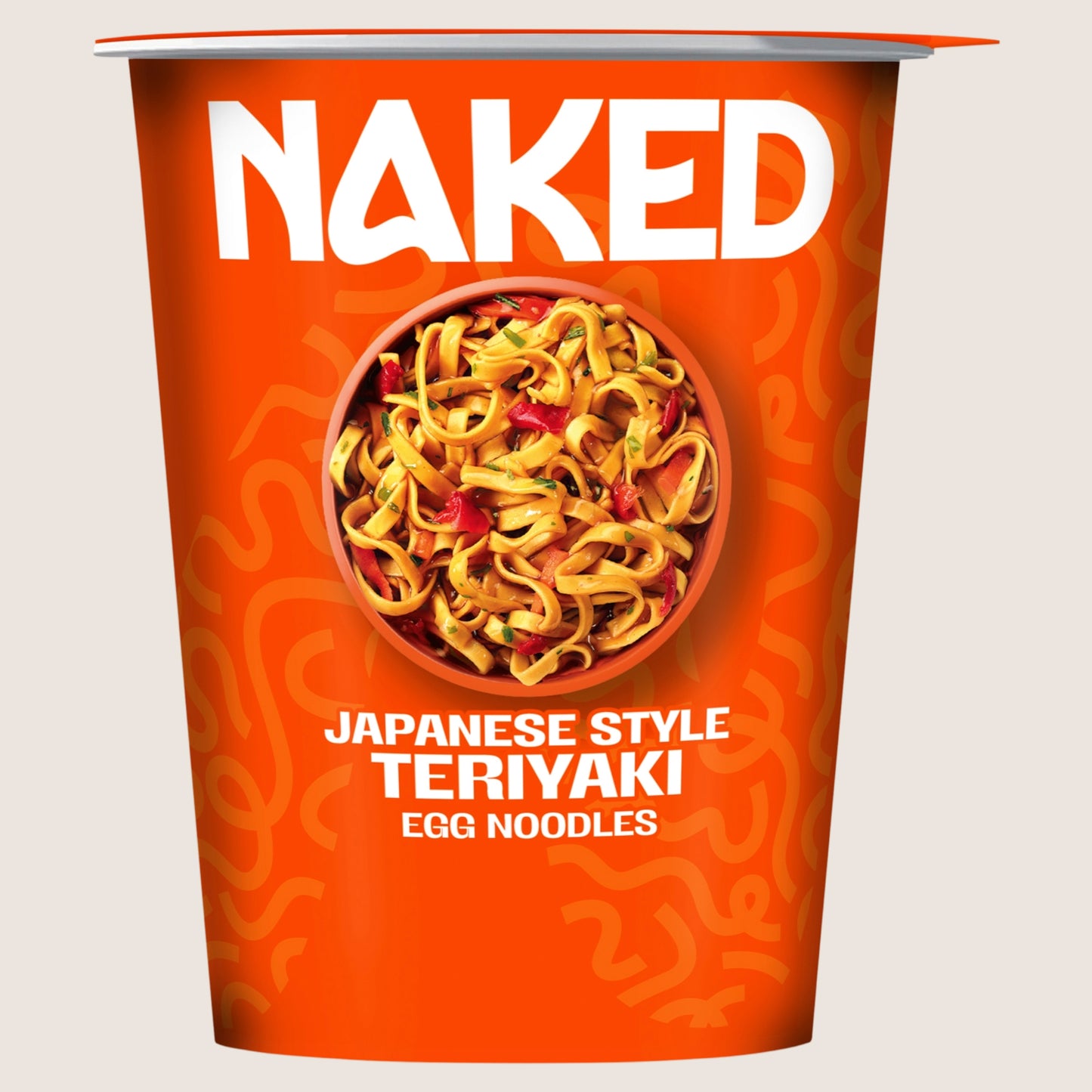 Naked Japanese Style Teriyaki Egg Noodles Vegetarian Friendly 78g