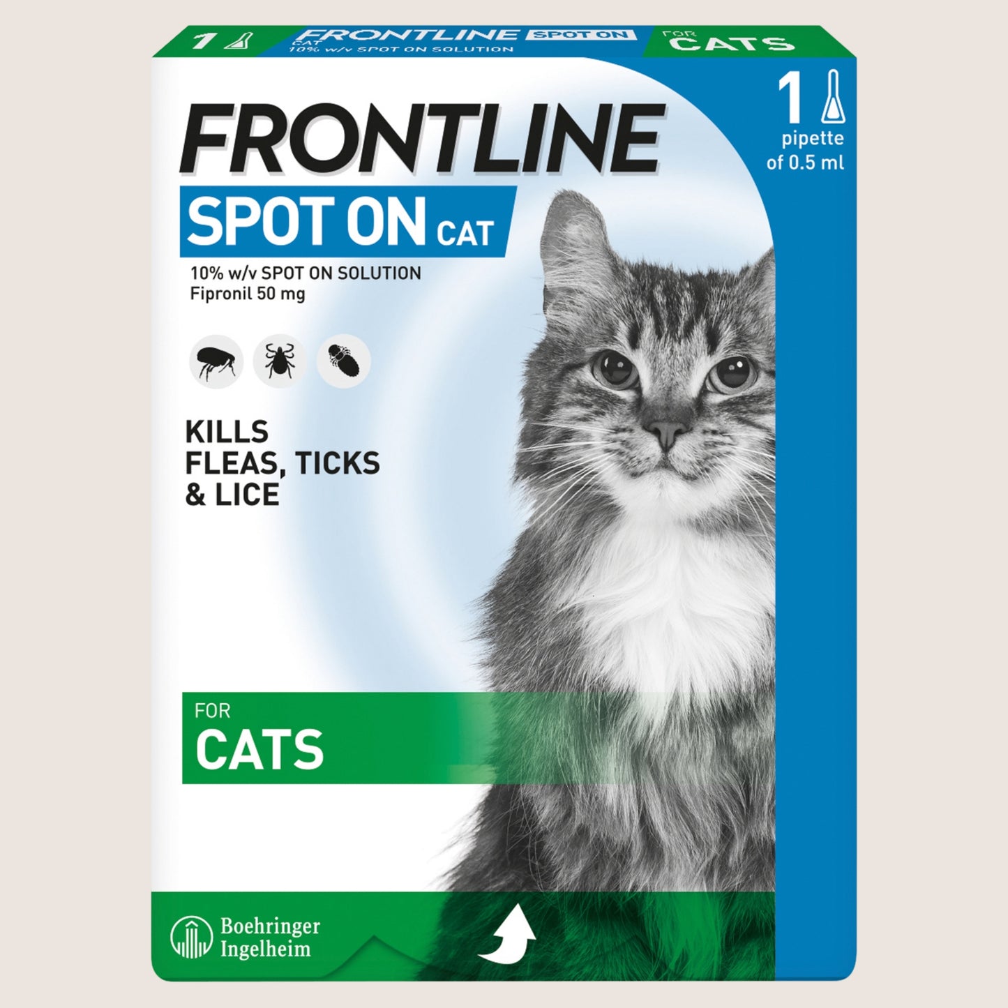 Frontline Spot On Flea & Tick Treatment For Cats Nutritionally Complete