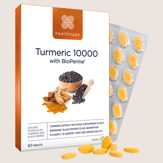 Healthspan Turmeric 10000 with BioPerine® 60 tablets