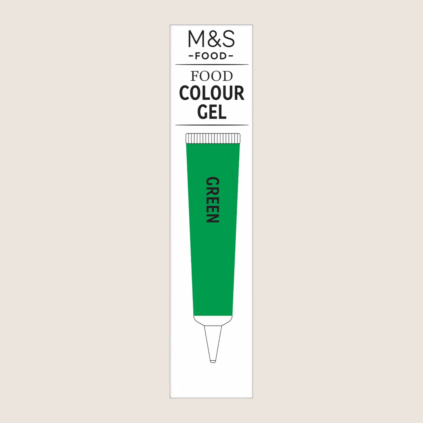 M&S Green Food Colour Gel 19 g