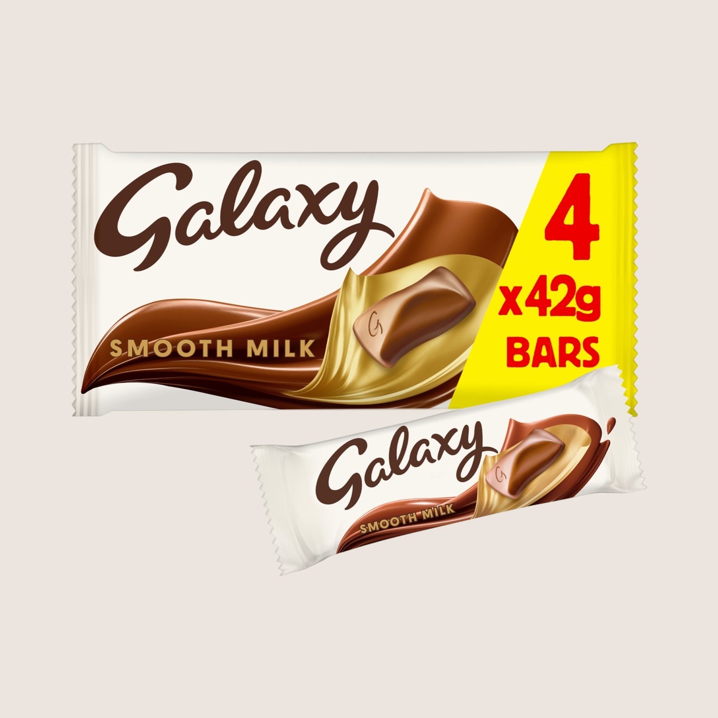 Galaxy Chocolate Bars 4 Pack 4 x 42g