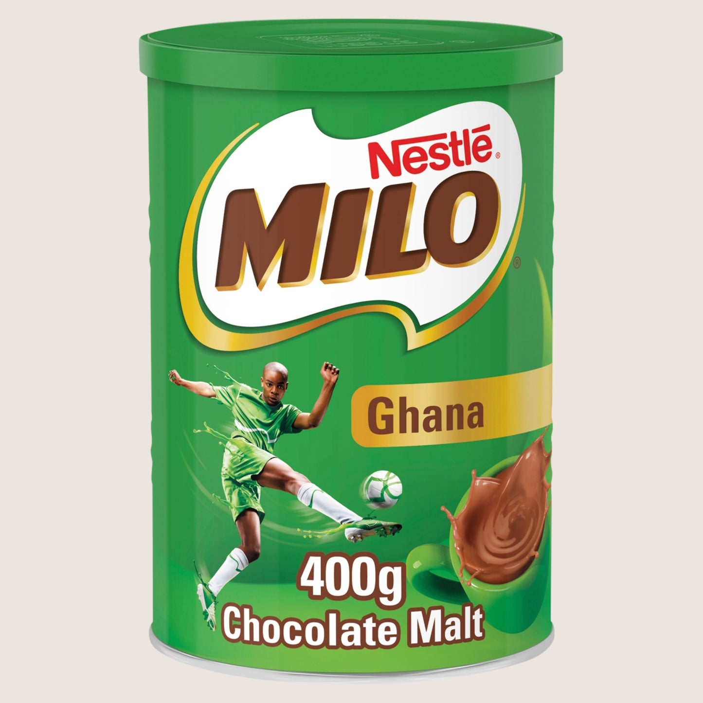 Milo Instant Malt Chocolate Drinking Powder Tin Ghanaian No Artificial Additives 400g