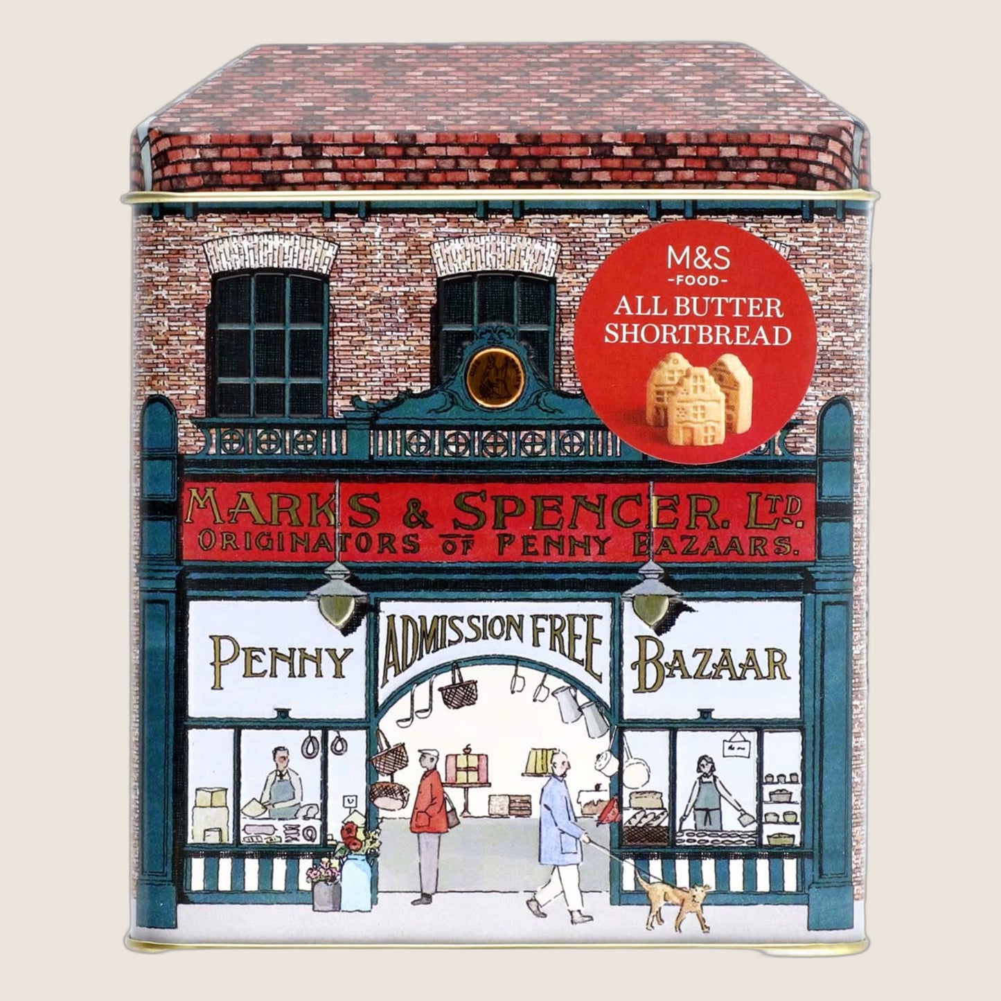 M&S Penny Bazaar All Butter Shortbread Biscuit Tin All Butter Recipe 230 g