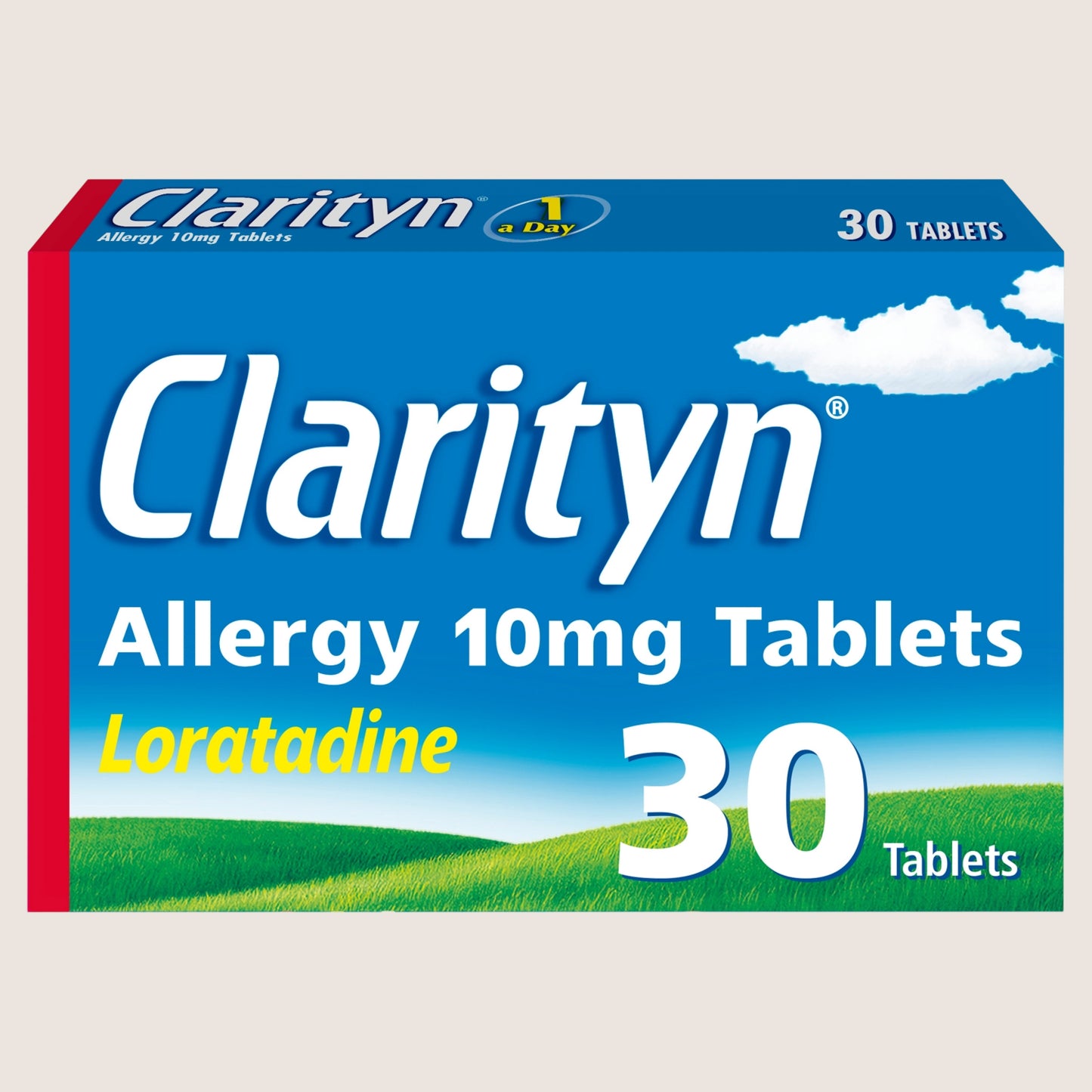 Clarityn Allergy Tablets 10mg Loratadine for Allergy and Hayfever Relief - 30 Tablets