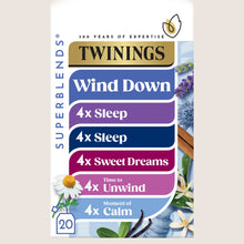 Twinings Superblends Wind Down Collection 20 Tea Bags Vegan Friendly 33.3g