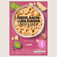 ASDA Cheese, Bacon & Leek Flavour Pasta & Sauce No Artificial Additives 110g