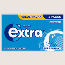 Extra Peppermint Sugarfree Chewing Gum 5x10 Pieces