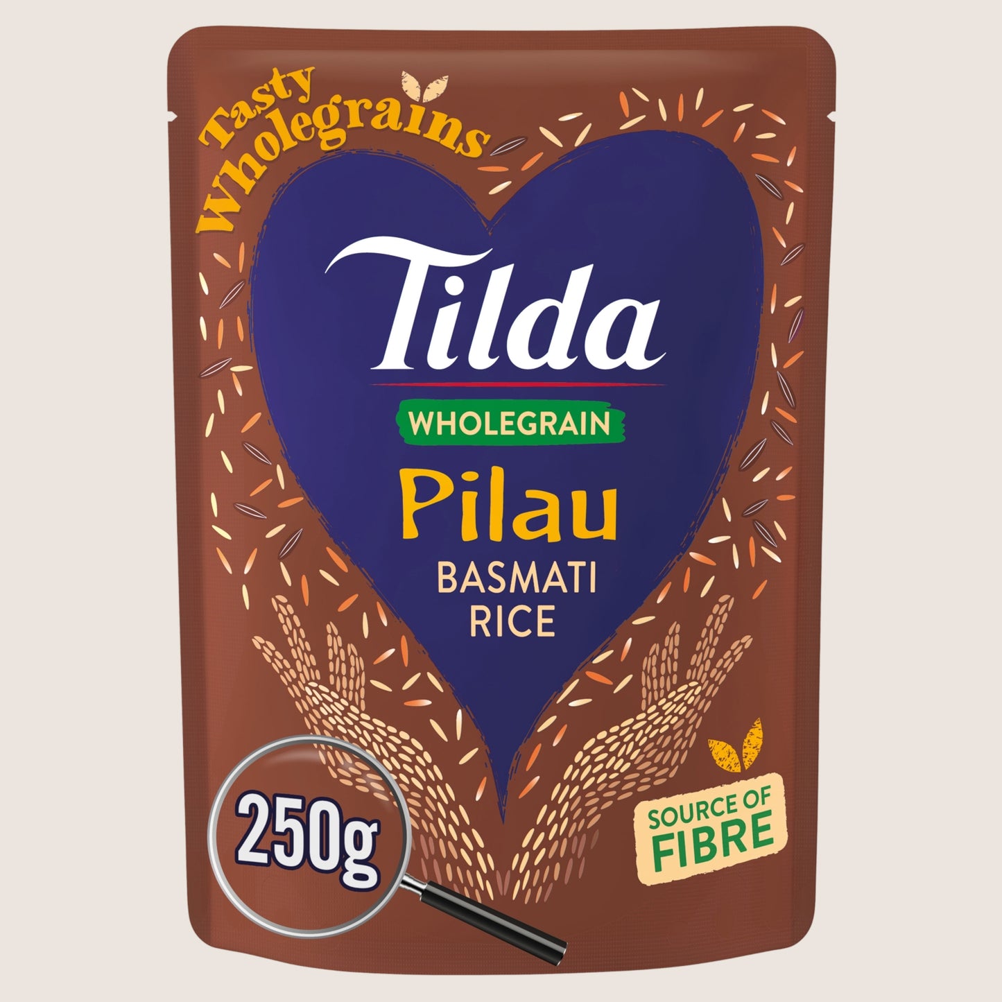 Tilda Wholegrain Pilau Rice Gluten Free 250g