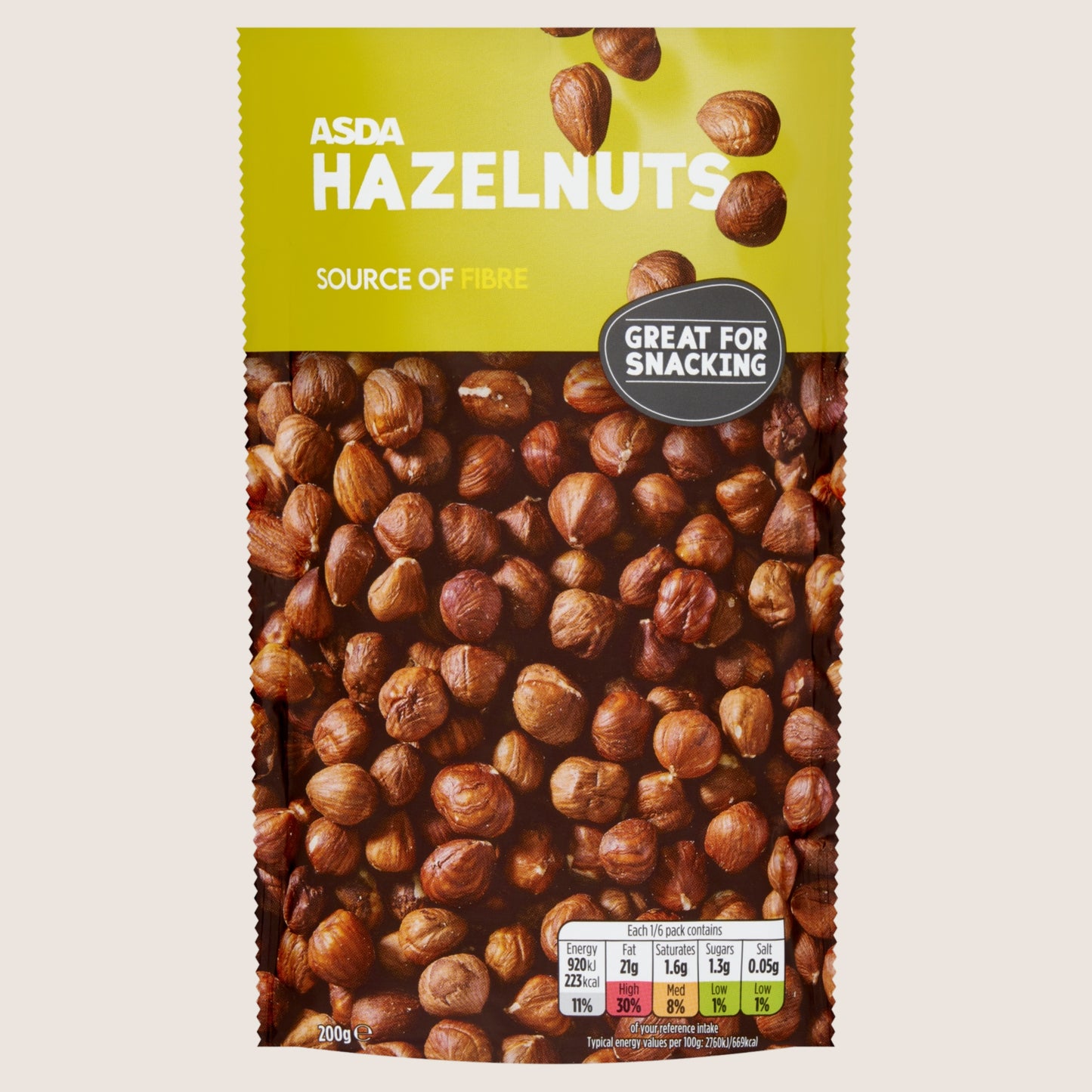 ASDA Hazelnuts Multipack 200g