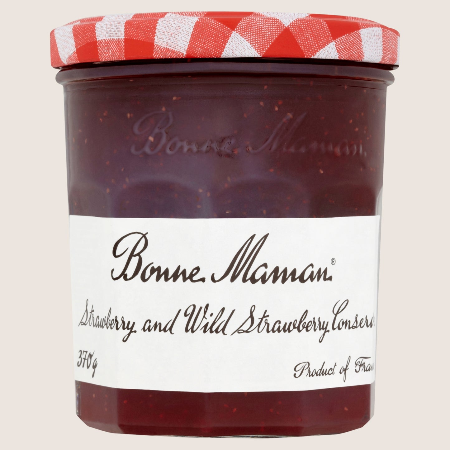 Bonne Maman Strawberry and Wild Strawberry Conserve Gluten Free 370g