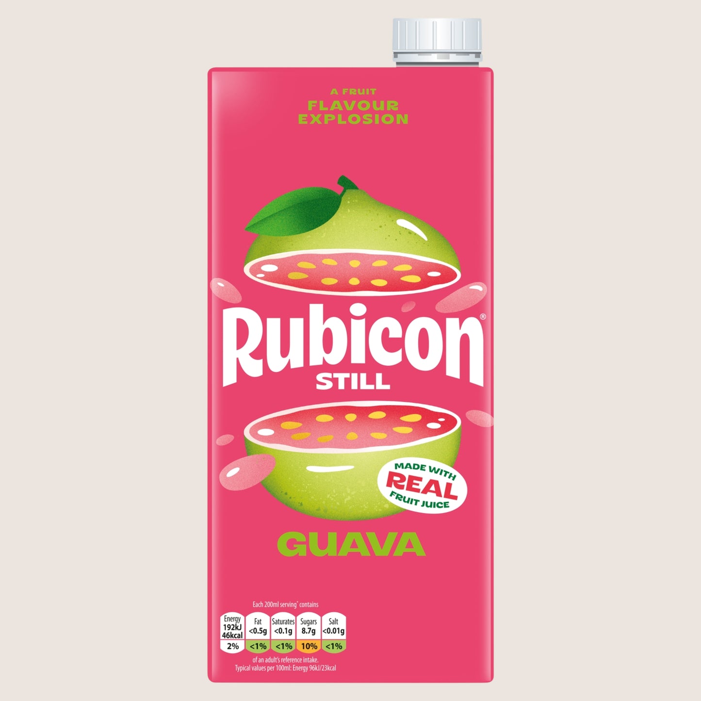 Rubicon Still Guava Juice Drink Carton Refreshing 1L