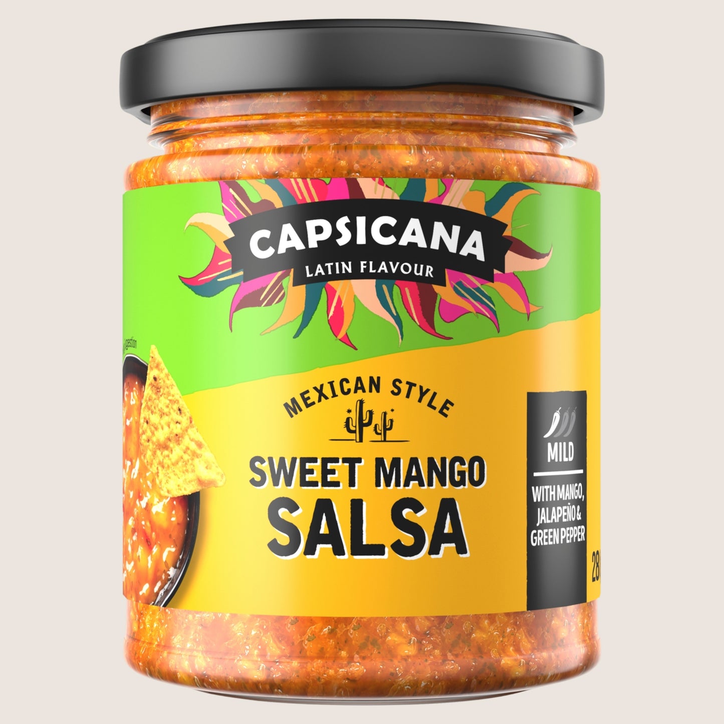 Capsicana Latin Flavour Mexican Style Sweet Mango Salsa Gluten Free 280g