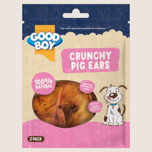 Good Boy 2 Crunchy Pigs Ears No Artificial Additives