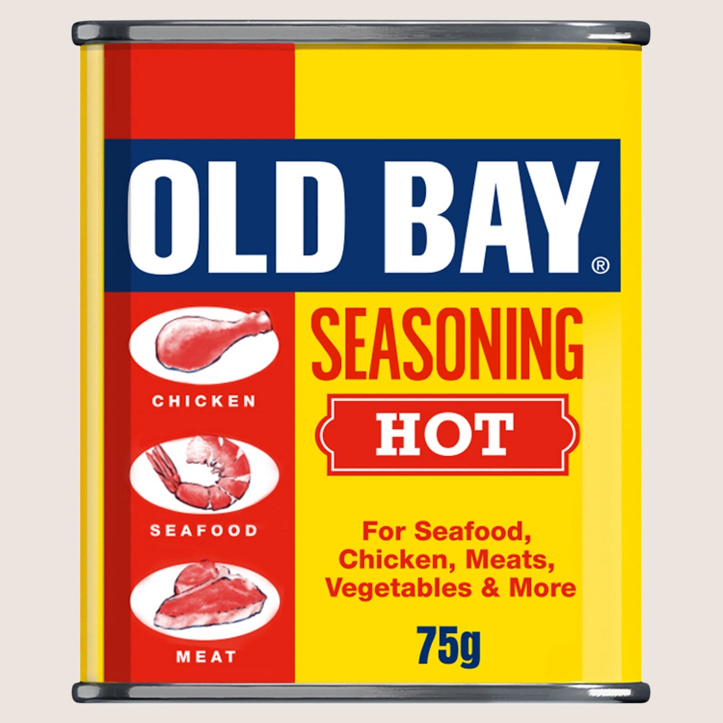Old Bay Hot Seasoning No Artificial Additives 75G