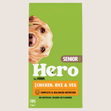Hero by ASDA Hero Senior Dog with Chicken, Rice & Veg Complete Nutrition 2.5kg