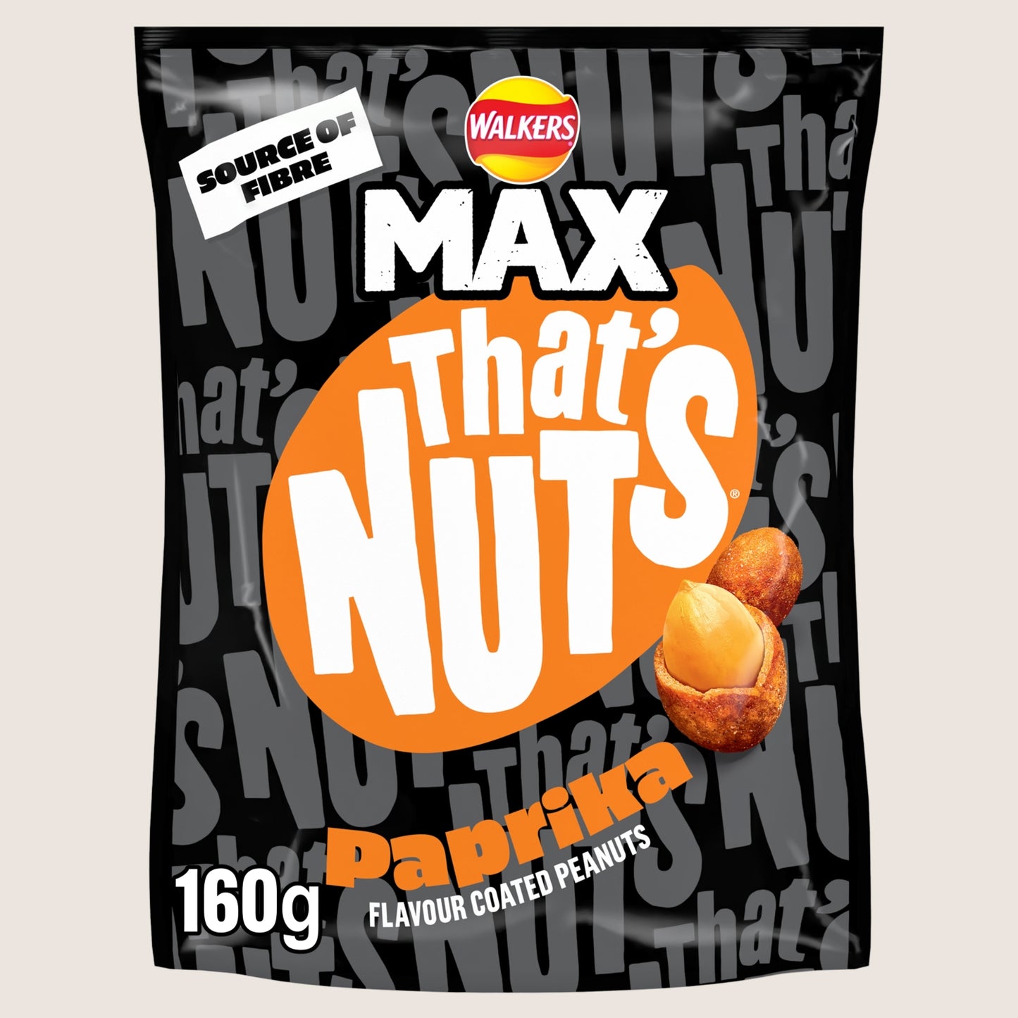 That’s Nuts Walkers Max Paprika Sharing Coated Peanuts Sharing Size 160g