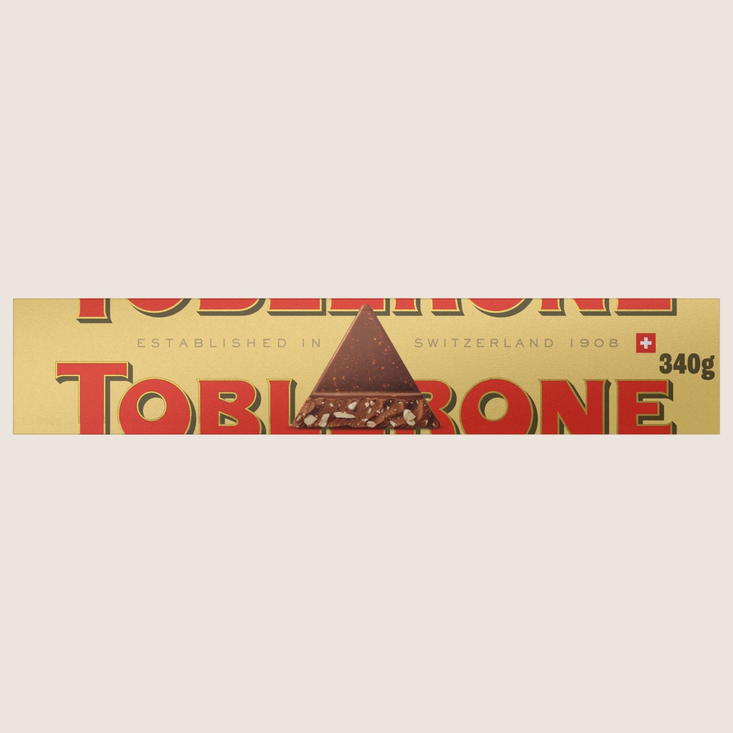 Toblerone honey & almond nougat milk chocolate gift block 340 g