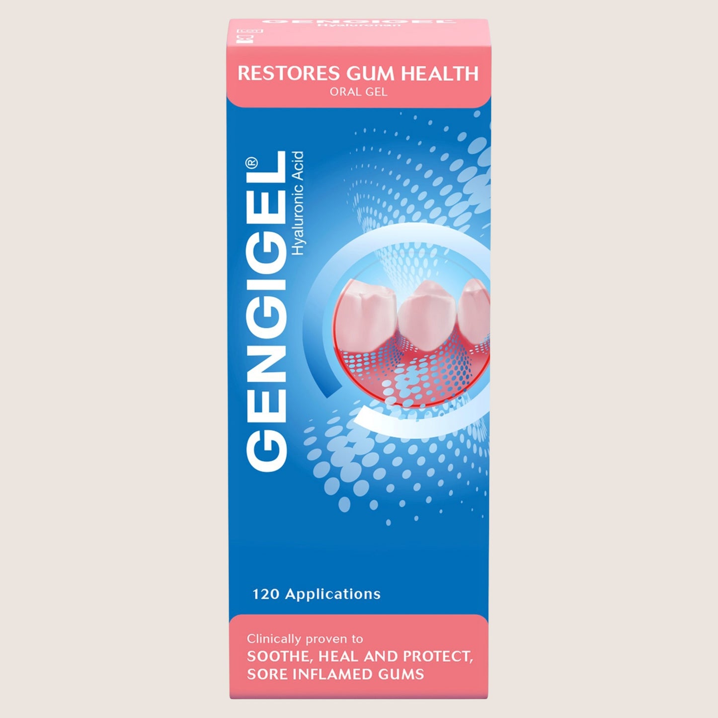 Gengigel Hyaluronic Acid Oral Gel 120 Applications