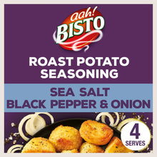 Bisto Crispy Sea Salt Black Pepper & Onion Roast Potato Seasoning Natural Sea Salt 40g