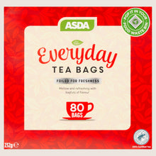 ASDA Everyday 80 Tea Bags Rainforest Alliance Certified 232g