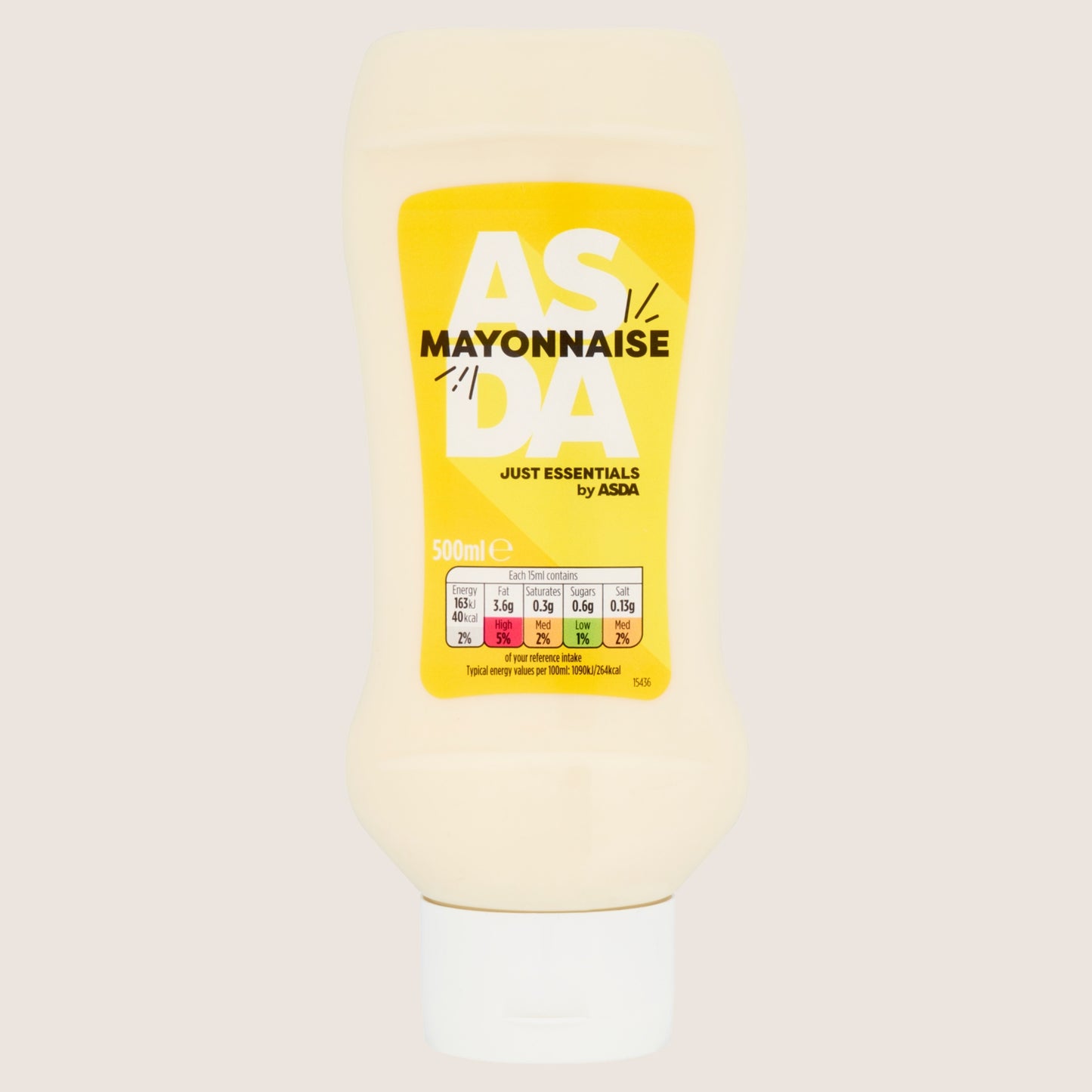 JUST ESSENTIALS by ASDA Just Essentials Mayonnaise No Artificial Additives 500ml