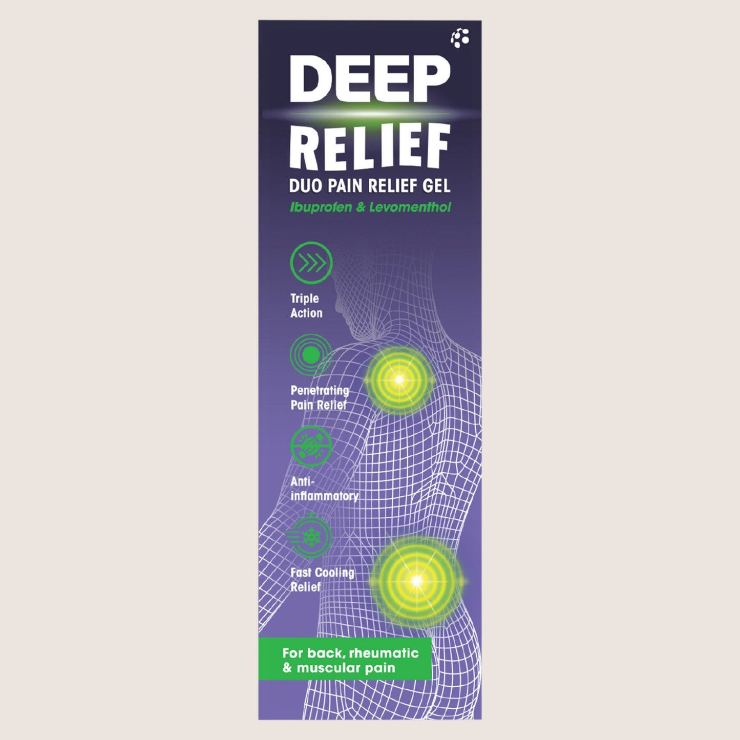 Deep Relief Anti-Inflammatory Gel Ibuprofen & Levomenthol
