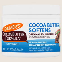 Palmer's Cocoa Butter Formula Cocoa Butter Softens Original Solid Formula Dermatologist Tested 100g