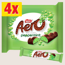 Nestlé Aero Bubbly Peppermint Chocolate Bar 4 Pack 108g