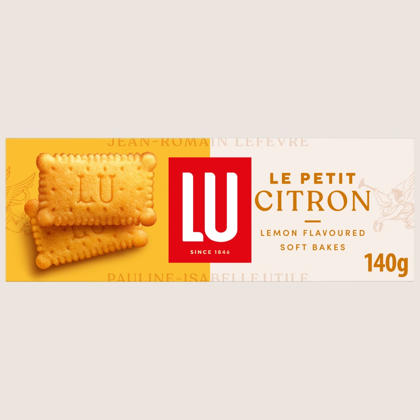 LU Le Petit Citron LU Le Petit Citron - Lemon flavoured soft bakes Free From Artificial Additives 5 Pack 140 g