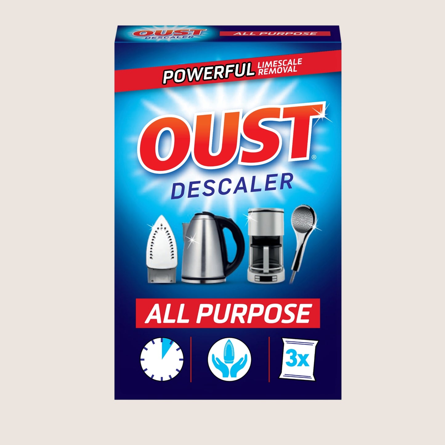 Oust All Purpose Descaler 3 x Sachets 25ml